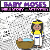 BABY MOSES Booklet and Activities for Church or Sunday School