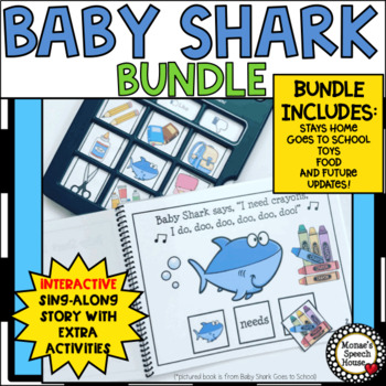 Preview of BABY SHARK BUNDLE BOOKS & ACTIVITY PACKETS