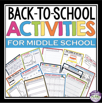 BACK TO SCHOOL ACTIVITIES AND ASSIGNMENTS by Presto Plans | TpT