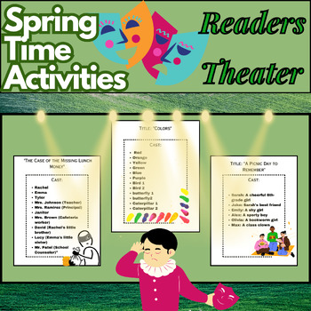 Preview of Sprint Time Activities || Readers Theater Pack For 4th to 6th graders