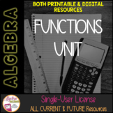 BACK TO SCHOOL | Algebra 1 Curriculum Functions Unit | Pri