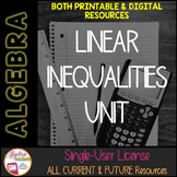 BACK TO SCHOOL Algebra 1 Curriculum Linear Inequalities | 