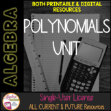 BACK TO SCHOOL | Algebra 1 Curriculum | Polynomials | Prin
