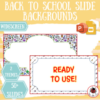 Back To School Backgrounds Powerpoint Google Slides Fun Distance Learning