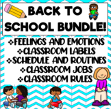 BACK TO SCHOOL CLASSROOM SET-UP BUNDLE!