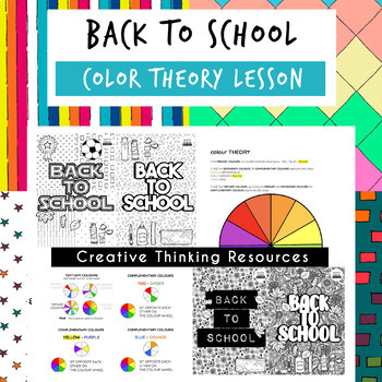 Preview of BACK TO SCHOOL | COLOR WHEEL THEORY | Graphic Design Art Sub COVER