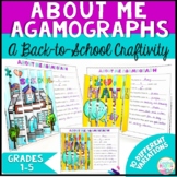 BACK TO SCHOOL  CRAFT ABOUT ME ACTIVITY AGAMOGRAPH