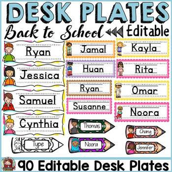 Back To School Desk Name Plates Kids And By Teach To Tell
