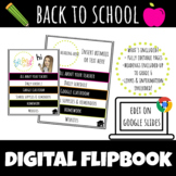 BACK TO SCHOOL DIGITAL NEWSLETTER | EDITABLE FLIPBOOK | GO