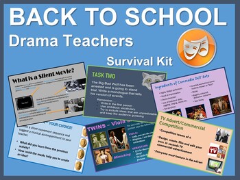 Preview of BACK TO SCHOOL Drama Teacher Survival Kit