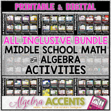 ENTIRE STORE Middle School Math & Algebra 1 Activities BUNDLE