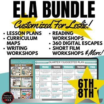 Preview of READING & WRITING CURRICULUM W LESSON PLANS custom bundle