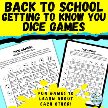 Preview of BACK TO SCHOOL Getting to Know You First Day of School Activity Middle School