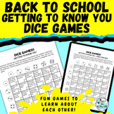 BACK TO SCHOOL Getting to Know You First Day of School Act