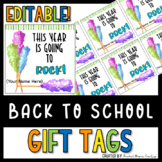 BACK TO SCHOOL Gift Tag - Gift Tags for Students - This ye