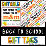 BACK TO SCHOOL Gift Tag - Printable Gift Tags for Students
