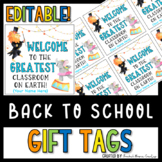 BACK TO SCHOOL Gift Tags - Circus themed Gift Tags for Mee