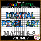 BACK TO SCHOOL | Digital Resources Pixel Art PRE ALGEBRA B