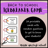 BACK TO SCHOOL: Icebreaker game to get to know your pupils!