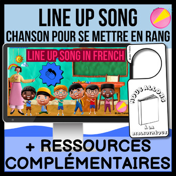 Preview of BACK TO SCHOOL | LINE UP SONG IN FRENCH | CHANSON POUR PRENDRE LE RANG