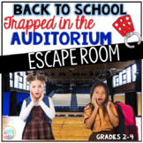FIRST WEEK OF SCHOOL MATH ACTIVITY -  ESCAPE ROOM