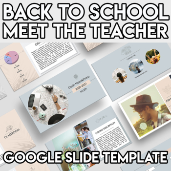 Preview of BACK TO SCHOOL MEET THE TEACHER PRESENTATION for Middle & High School Teachers
