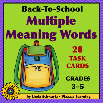 Preview of MULTIPLE MEANING WORDS