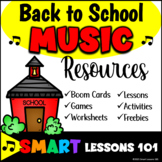 BACK TO SCHOOL MUSIC Catalog of MUSIC Activities Games Fun