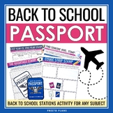 Back to School Stations Activity - Get to Know You, Goals,