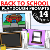 BACK TO SCHOOL PLAYDOH Mats | Playdough Prompts for Fine M