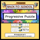 BACK-TO-SCHOOL PROGRESSIVE PUZZLE + MAD GABS