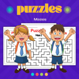 CINCO DE MAYO Puzzles Mazes Activity Pages For Kids - Fun 