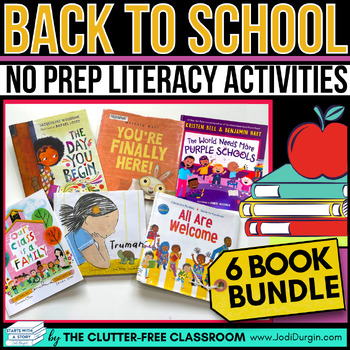 BACK TO SCHOOL READ ALOUD ACTIVITIES August picture book companions reading