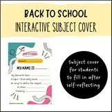 BACK TO SCHOOL: Reflective subject cover