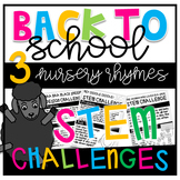 BACK TO SCHOOL STEM CHALLENGES (1ST AND 2ND GRADE)