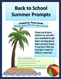 BACK TO SCHOOL SUMMER PROMPTS