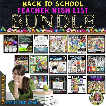 Preview of English Teacher Activities and Fun Bundle