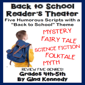 Preview of "Back to School" Reader's Theater Scripts, Five Humorous Plays Students Love!