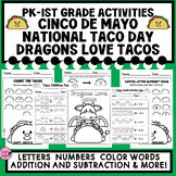 TACO DAY|Cinco De Mayo|Dragons Love Tacos|PK-1st Grade|Mat