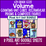Volume Pixel Art Unit BUNDLE | 5th Grade CCSS | Cubic Unit