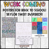 BACK TO SCHOOL/WORK COMING SOON POSTERS (TAYLOR SWIFT INSP