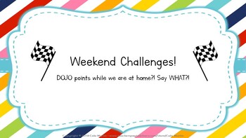 Preview of BACK TO SCHOOL: Weekend Homework Challenges (PowerPoint)