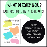 BACK TO SCHOOL: What defines you?