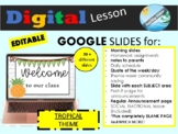 BACK TO SCHOOL distance learning with GOOGLE SLIDES great 
