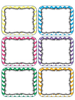 BACK TO SCHOOL labels editable by Miss Nelson | TPT