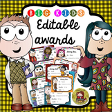 BACK TO SCHOOL/END OF YEAR EDITABLE AWARDS {BIG KIDS}