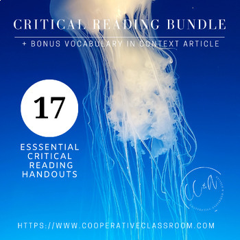 Preview of BTS! | CRITICAL READING in a BUNDLE | *Pre-AP & AP | Across The Curriculum |