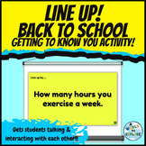 BACK to SCHOOL Getting to Know You Activity for Middle School ELA