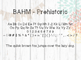 BAHM Prehistoric Font - Personal and Commercial Use