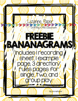 Bananagrams: Game Review + FREE Printable Game Sheet